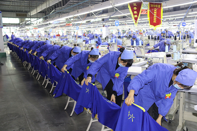 安徽望江 以生产线管理服务赋能纺织服装产业集群升级